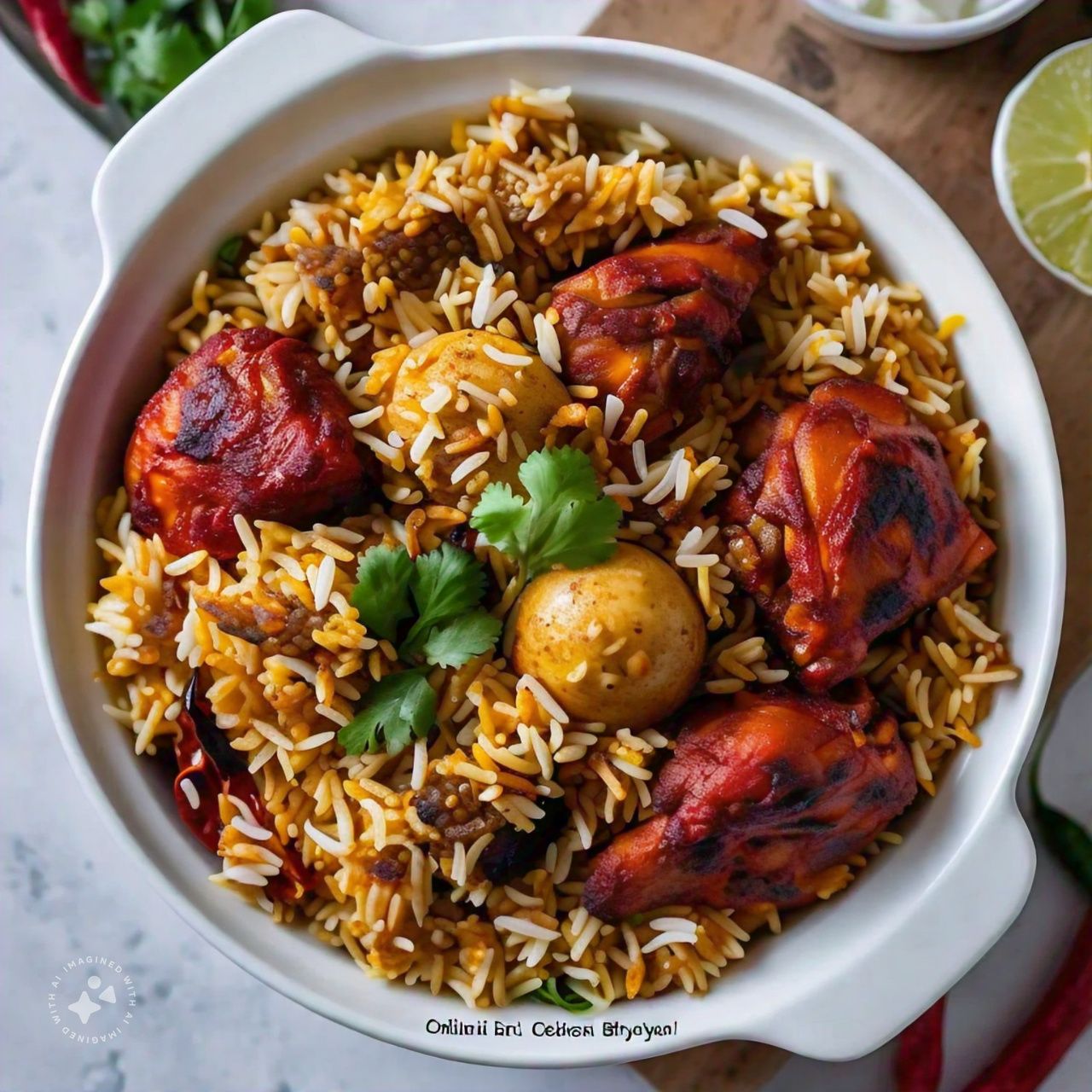 Chilli Chicken Biryani